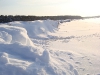 Финский залив (Липово). Снежные торосы.