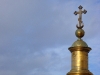 Колоннада Исаакиевского собора. Крест колокольни