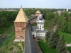 Новгородский кремль. Вид с башни Кокуй на Покровскую и Златоустовскую башниНовгородский кремль. Вид с башни Кокуй на Покровскую и Златоустовскую башни