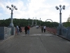 Пешеходный мост. Вход со стороны Труханова острова.