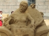 Песчаные скульптуры на Петропавловском пляже
