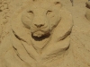 Песчаные скульптуры на Петропавловском пляже