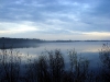 Водохранилище на реке Сума. Туман над водой