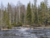 Пороги над водопадом на реке Тохмайоки